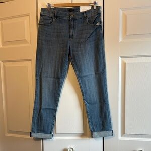 Ann Taylor Straight Leg Jeans - Medium Blue